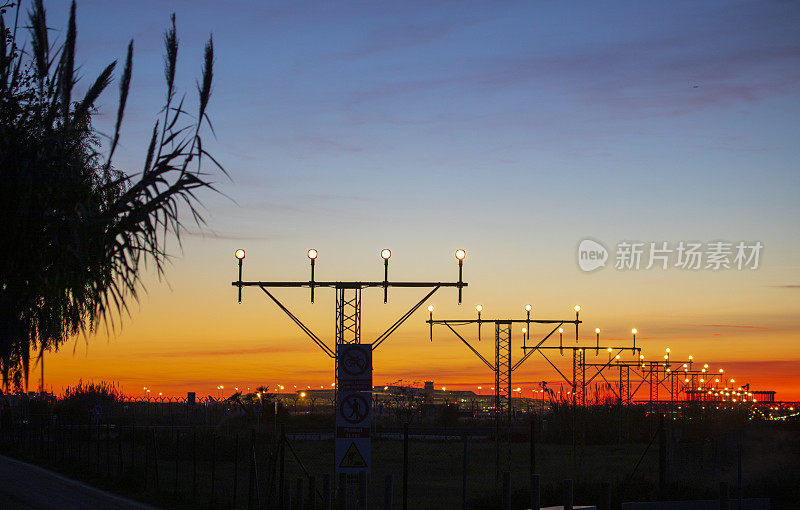 El Prat aeroport Pau Casals日落